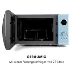 Fine Dinesty 2-in-1-Mikrowelle: 23l 800W / Grill: 1000W Blau -Haushaltsgeräte Geschäft 10032201 de 0006 logo