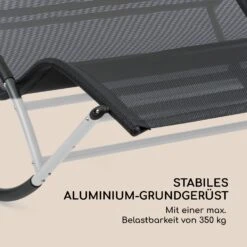 The Big Easy Schwingliege Silber, Wetterfest 350 Kg Max. UV- Schutz -Haushaltsgeräte Geschäft 10032241 de 0008 logo