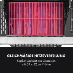 Tomahawk 4.2 SBG Gasgrill 6 Brenner 20,7 KW 64x42cm Grill Edelstahl -Haushaltsgeräte Geschäft 10032308 de 0007 logo