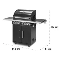 Tomahawk 4.2 SBG Gasgrill 6 Brenner 20,7 KW 64x42cm Grill Edelstahl -Haushaltsgeräte Geschäft 10032308 yy 0012 logo Klarstein Tomahawk SBG Gasgrill Edelstahl