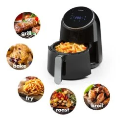 AirVital Heißluftfritteuse 1300W 2,5l CeraPlus-Antihaft Touch Schwarz -Haushaltsgeräte Geschäft 10032332 yy 0003 logo Klarstein AirVital Heissluftfritteuse 1300W schwarz