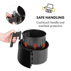 AirVital Heißluftfritteuse 1300W 2,5l CeraPlus-Antihaft Touch Schwarz -Haushaltsgeräte Geschäft 10032332 yy 0008 logo Klarstein AirVital Heissluftfritteuse 1300W schwarz