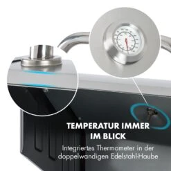 Lucifer 2.0-T Gasgrill 2 X 3,5 KW Brenner 45x44cm Grill Edelstahl -Haushaltsgeräte Geschäft 10032455 de 0007 logo