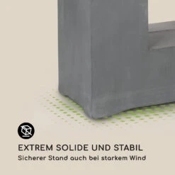 Airflor Pflanztopf 45 X 100 X 27 Cm Fiberglas In-/Outdoor Dunkelgrau -Haushaltsgeräte Geschäft 10032502 de 0006 logo