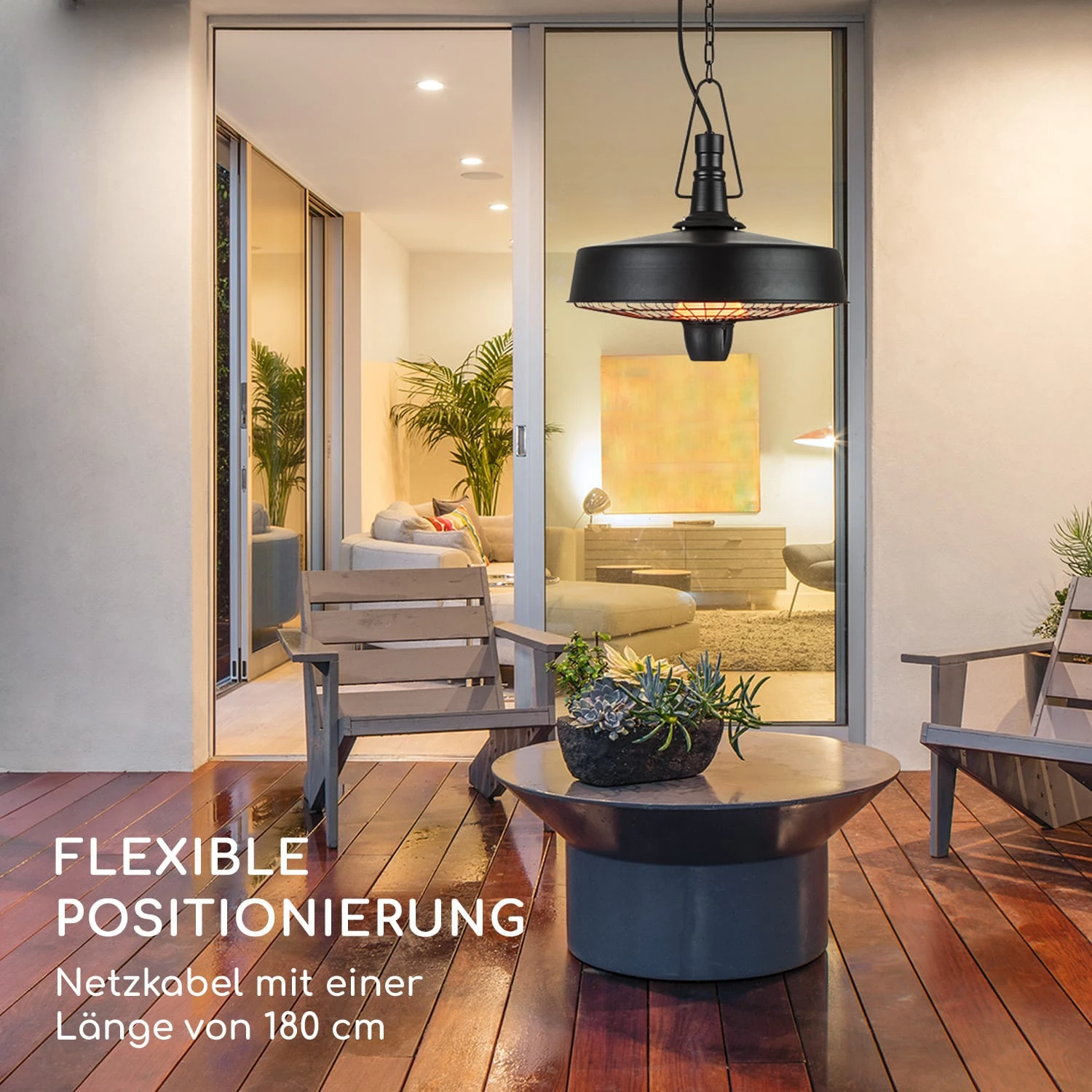 Camden Heat Infrarot-Heizstrahler 1000/2500W IP24 Deckeninstallation 4 Camden Heat Infrarot-Heizstrahler 1000/2500W IP24 Deckeninstallation – Bild 2