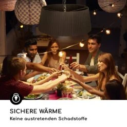 Venice Heat Terrassenheizstrahler 800/1000/1800W Fernbedienung Schwarz -Haushaltsgeräte Geschäft 10032517 de 0007 logo