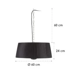 Venice Heat Terrassenheizstrahler 800/1000/1800W Fernbedienung Schwarz -Haushaltsgeräte Geschäft 10032517 yy 0010 logo