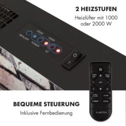 Colmar Elektrischer Kamin Glas 2000W 7 LED-Farben Fernbedienung -Haushaltsgeräte Geschäft 10032536 de 0007 logo
