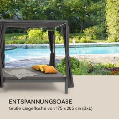 Senator Lounge Gartenliege 188x208x205cm Sonnendach Polyester Stahl -Haushaltsgeräte Geschäft 10032568 de 0003 logo