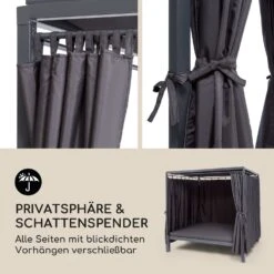 Senator Lounge Gartenliege 188x208x205cm Sonnendach Polyester Stahl -Haushaltsgeräte Geschäft 10032568 de 0005 logo