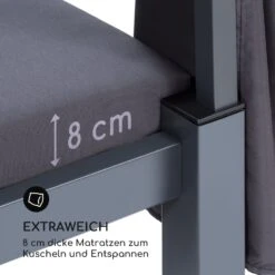 Senator Lounge Gartenliege 188x208x205cm Sonnendach Polyester Stahl -Haushaltsgeräte Geschäft 10032568 de 0008 logo