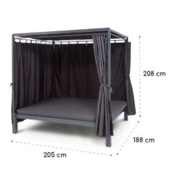 Senator Lounge Gartenliege 188x208x205cm Sonnendach Polyester Stahl -Haushaltsgeräte Geschäft 10032568 yy 0009 logo