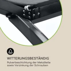 Palazzo Pavillon 4x3m Faltdach Polyester Aluminium Schwarz / Grau -Haushaltsgeräte Geschäft 10032577 de 0005 logo