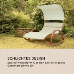 Mauritius Schwingliege Mit Dach ComfortMesh 180kg Max.wetterfest Creme -Haushaltsgeräte Geschäft 10032587 de 0008 logo