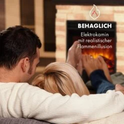 Kaprun Elektrischer Kamin 1800W Steindekor Polystone Fernbedienung -Haushaltsgeräte Geschäft 10032596 de 0003 logo