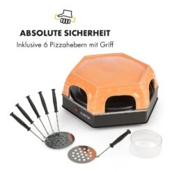 Capricciosa Pizzaofen 1500W Abdeckung Aus Terracotta Warmhaltefunktion 18 Capricciosa Pizzaofen 1500W Abdeckung Aus Terracotta Warmhaltefunktion -Haushaltsgeräte Geschäft 10032597 de 0008 logo