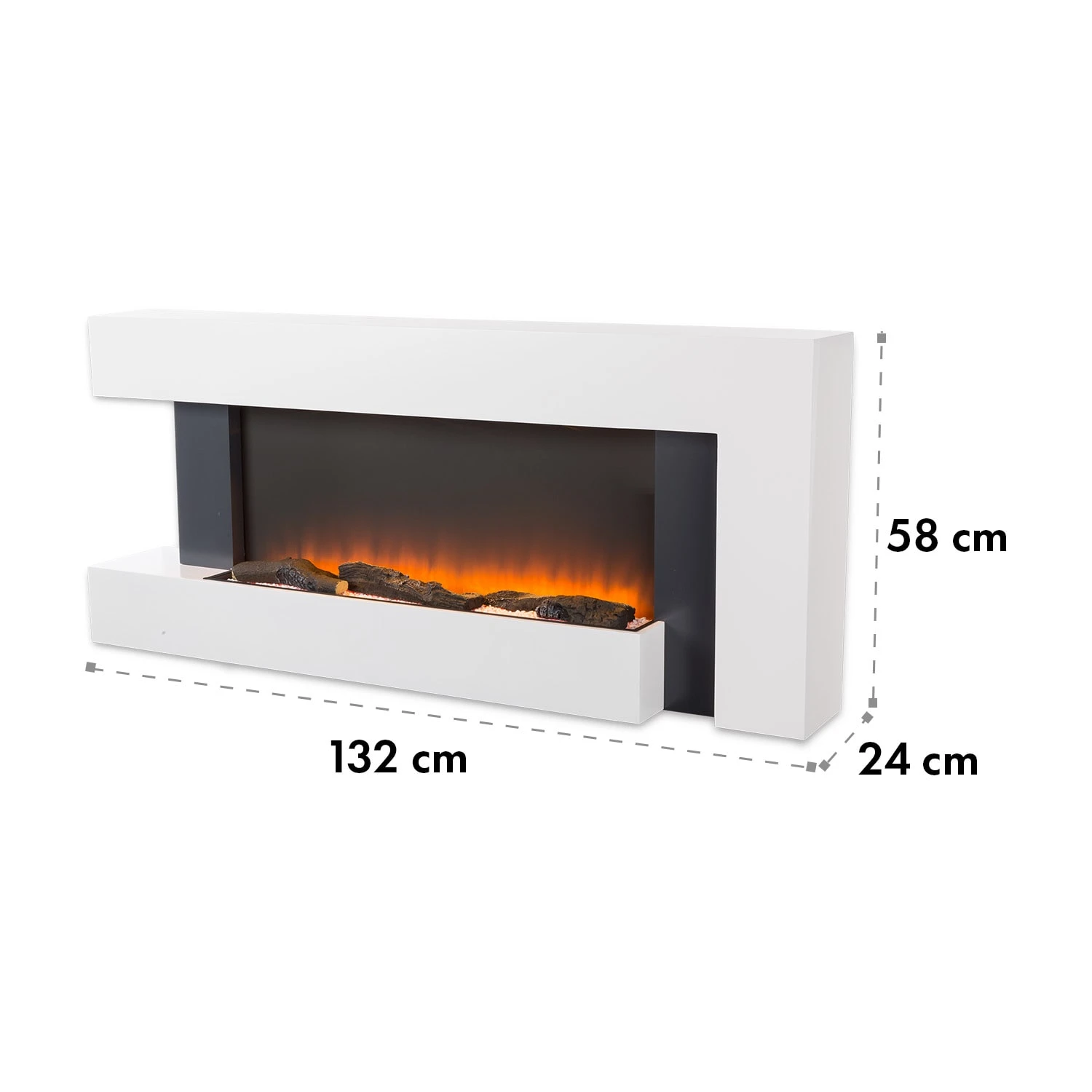 Studio Light & Fire 2 Kamin 1000/2000W MDF Fernbedienung 11 Studio Light & Fire 2 Kamin 1000/2000W MDF Fernbedienung – Bild 9