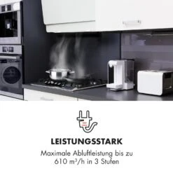 Klarstein Aurica 60 Dunstabzugshaube 60cm 600 M³/h LED Touch Glas Weiß 14 Klarstein Aurica 60 Dunstabzugshaube 60cm 600 M³/h LED Touch Glas Weiß -Haushaltsgeräte Geschäft 10032765 de 0003 logo