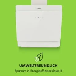 Klarstein Aurica 60 Dunstabzugshaube 60cm 600 M³/h LED Touch Glas Weiß 17 Klarstein Aurica 60 Dunstabzugshaube 60cm 600 M³/h LED Touch Glas Weiß -Haushaltsgeräte Geschäft 10032765 de 0006 logo