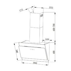 Klarstein Aurica 60 Dunstabzugshaube 60cm 600 M³/h LED Touch Glas Weiß 20 Klarstein Aurica 60 Dunstabzugshaube 60cm 600 M³/h LED Touch Glas Weiß -Haushaltsgeräte Geschäft 10032765 yy 0009 logo