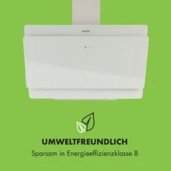 Aurica 90 Dunstabzugshaube 90cm 600 M³/h LED Touch Glas Weiß -Haushaltsgeräte Geschäft 10032767 de 0006 logo