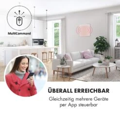 Wonderwall Smart Infrarotheizung 60x60cm App 360W Wochentimer IP24 -Haushaltsgeräte Geschäft 10032784 de 0003 logo