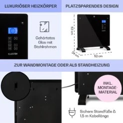Norderney Konvektions-Heizgerät Thermostat Timer 1000W 20m² 15 Norderney Konvektions-Heizgerät Thermostat Timer 1000W 20m² -Haushaltsgeräte Geschäft 10032787 de 0006 usp