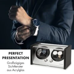 Tokyo 4 Uhrenbeweger, 4 Uhren, 3 Geschwindigkeiten, 4 Modi, Schwarz -Haushaltsgeräte Geschäft 10032800 de 0002 logo