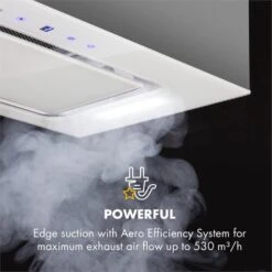 Hektor Dunstabzugshaube Einbau 52cm Abluft: 530 M³/h LED Touch Glas 14 Hektor Dunstabzugshaube Einbau 52cm Abluft: 530 M³/h LED Touch Glas -Haushaltsgeräte Geschäft 10032862 uk 0003 logo Klarstein Hektor Dunstabzugshaube Einbau weiss