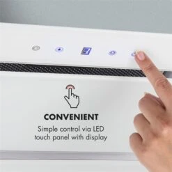 Hektor Dunstabzugshaube Einbau 52cm Abluft: 530 M³/h LED Touch Glas 15 Hektor Dunstabzugshaube Einbau 52cm Abluft: 530 M³/h LED Touch Glas -Haushaltsgeräte Geschäft 10032862 uk 0004 logo Klarstein Hektor Dunstabzugshaube Einbau weiss