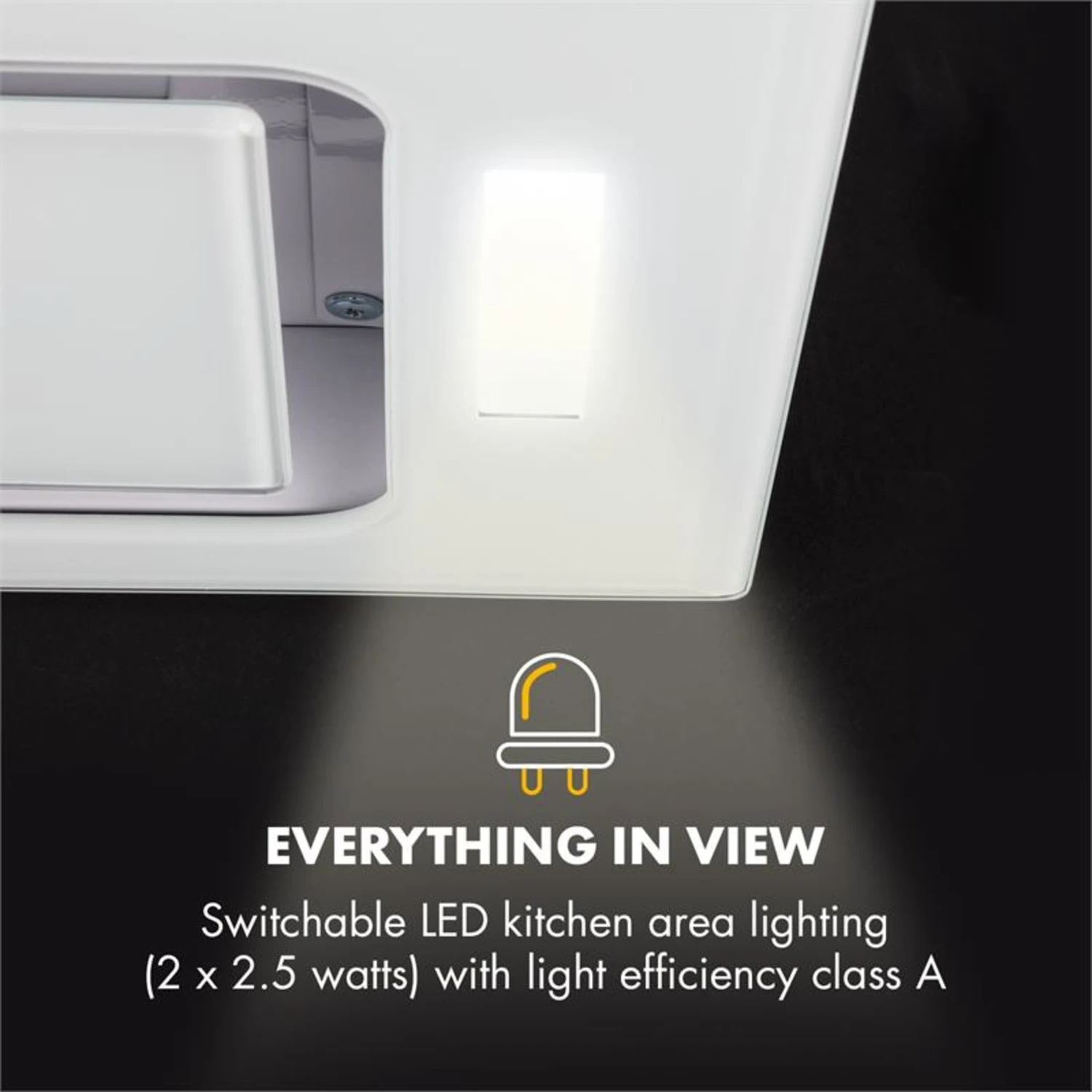 Hektor Dunstabzugshaube Einbau 52cm Abluft: 530 M³/h LED Touch Glas 8 Hektor Dunstabzugshaube Einbau 52cm Abluft: 530 M³/h LED Touch Glas – Bild 6