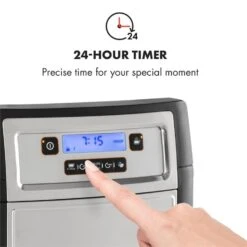 Aromatica II Thermo Kaffeemaschine, Mahlwerk, 1,25 L, Silber -Haushaltsgeräte Geschäft 10032875 yy 0005 logo Klarstein Aromatica II Thermo Kaffeemaschine silber