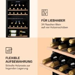 Barossa 34 Duo Weinkühlschrank 34 Fl 80 Ltr 2 Zonen Touch-Steuerung -Haushaltsgeräte Geschäft 10032920 de 0005 logo