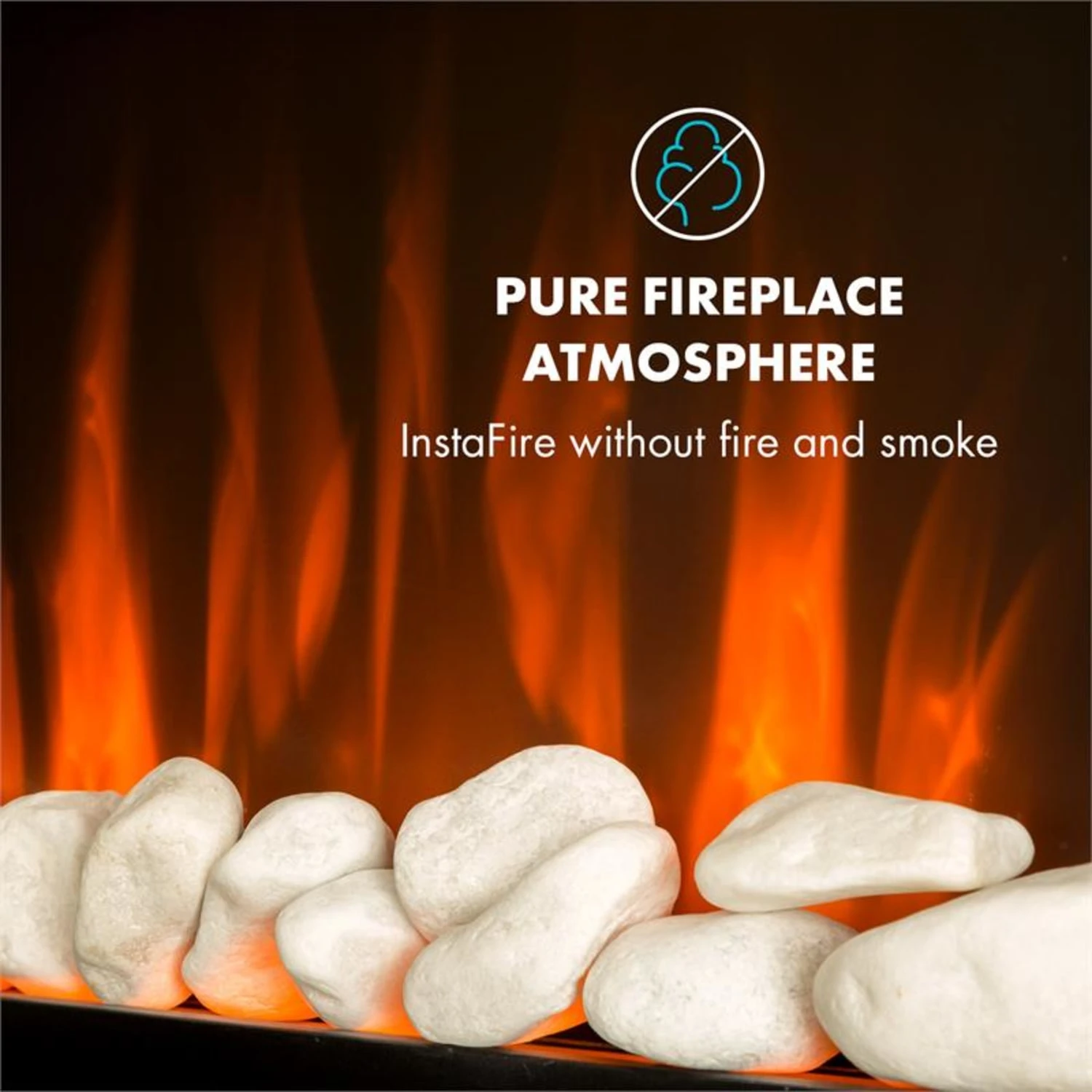 Curved Copper L&F Elektrischer Kamin 1000/2000W Glas Fernbedienung 7 Curved Copper L&F Elektrischer Kamin 1000/2000W Glas Fernbedienung – Bild 5