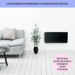 Hot Spot Slimcurve Heizgerät 80x40cm 40m² 2000W 5-40°C LED IP24 -Haushaltsgeräte Geschäft 10033017 de 0007 usp