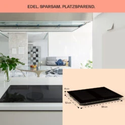 Delicatessa 60 Einbaukochfeld Induktion 4 Zonen 7000W Glaskeramik -Haushaltsgeräte Geschäft 10033021 de 0006 usp