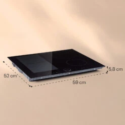 Delicatessa 60 Hybrid Einbaukochfeld Induktion 4 Zonen 7000W Glas -Haushaltsgeräte Geschäft 10033022 yy 0006 logo