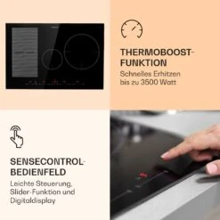 Delicatessa 77 Hybrid Einbaukochfeld Induktion 4 Zonen 7000W -Haushaltsgeräte Geschäft 10033023 de 0003 logo