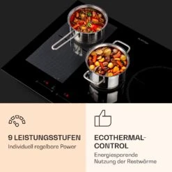 Delicatessa 77 Hybrid Einbaukochfeld Induktion 4 Zonen 7000W -Haushaltsgeräte Geschäft 10033023 de 0005 logo