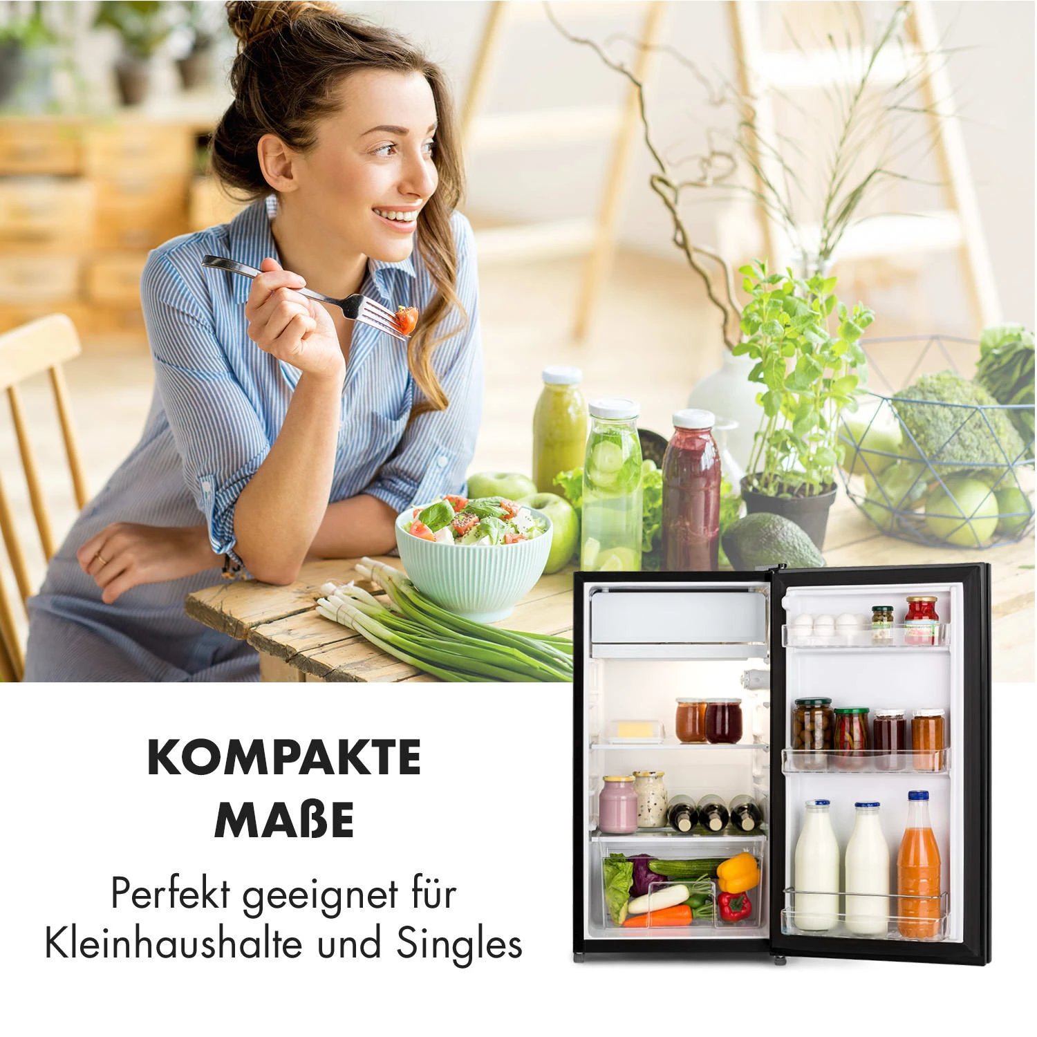 Miro Kühlschrank Beschreibbare Front 91l Crisper-Fach 6 Miro Kühlschrank Beschreibbare Front 91l Crisper-Fach – Bild 4