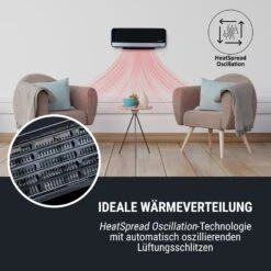 Wallkyrie Wandheizgerät 1000W/2000W 10 - 49 °C Thermostat Schwarz -Haushaltsgeräte Geschäft 10033139 de 0004 logo