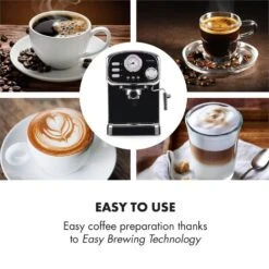 Espressionata Gusto Espressomaschine 1100W 15 Bar Druck Schwarz 14 Espressionata Gusto Espressomaschine 1100W 15 Bar Druck Schwarz -Haushaltsgeräte Geschäft 10033209 yy 0004 logo Klarstein Espressionata Gusto Espressomaschine