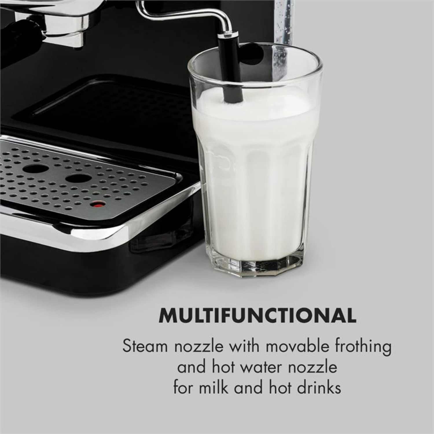 Espressionata Gusto Espressomaschine 1100W 15 Bar Druck Schwarz 9 Espressionata Gusto Espressomaschine 1100W 15 Bar Druck Schwarz – Bild 7