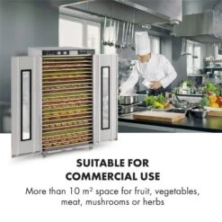 Master Jerky 24 Dörrautomat 5850W 40-90 °C 15h-Timer Edelstahl Silber -Haushaltsgeräte Geschäft 10033214 yy 0002 logo Klarstein Master Jerky 24 Doerrautomat silber