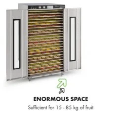 Master Jerky 24 Dörrautomat 5850W 40-90 °C 15h-Timer Edelstahl Silber -Haushaltsgeräte Geschäft 10033214 yy 0007 logo Klarstein Master Jerky 24 Doerrautomat silber