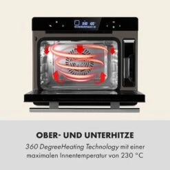 MasterFresh Dampfbackofen 230°C 24l Touch-Bedienfeld Schwarz 16 MasterFresh Dampfbackofen 230°C 24l Touch-Bedienfeld Schwarz -Haushaltsgeräte Geschäft 10033284 de 0004 logo
