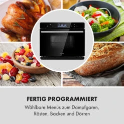 MasterFresh Dampfbackofen 230°C 24l Touch-Bedienfeld Schwarz 19 MasterFresh Dampfbackofen 230°C 24l Touch-Bedienfeld Schwarz -Haushaltsgeräte Geschäft 10033284 de 0007 logo