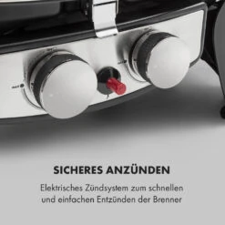 Parforce Duo 2 Gasgrill Brenner 4,4kW 15000BTU 300°C Schwarz -Haushaltsgeräte Geschäft 10033296 de 0007 logo