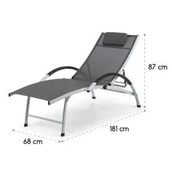 Sun Valley Sonnenliege Zusammenklappbar Kopfkissen Grau 19 Sun Valley Sonnenliege Zusammenklappbar Kopfkissen Grau -Haushaltsgeräte Geschäft 10033308 yy 0009 logo