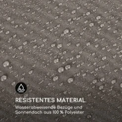 Eremitage Double Sunbed 2 Pers Stahl-Rahmen Sonnendach Vorhänge Taupe -Haushaltsgeräte Geschäft 10033316 de 0009 logo